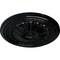Ekena Millwork Alexa Ceiling Medallion (Fits Canopies up to 2 7/8"), Hand-Painted Black Pearl, 20 1/2"OD x 1 7/8"P CM20ALBPS - alternate 3